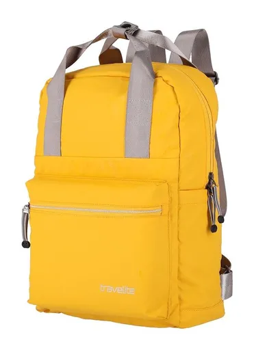 Městský batoh Travelite Basics Canvas Backpack Yellow
