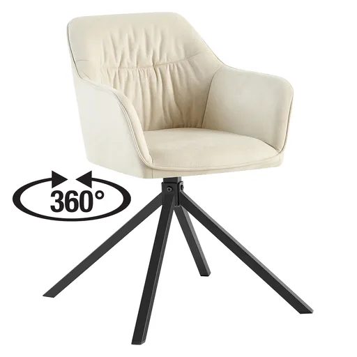 Jídelní židle SINES béžový samet