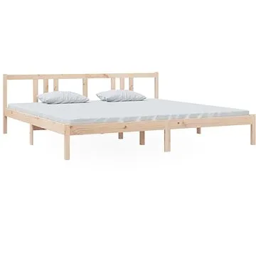 Rám postele masivní dřevo 200 × 200 cm, 814904 (814904)