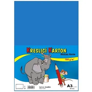 Stepa Kreslící karton A3/50ks/180g světle modrý (119017)