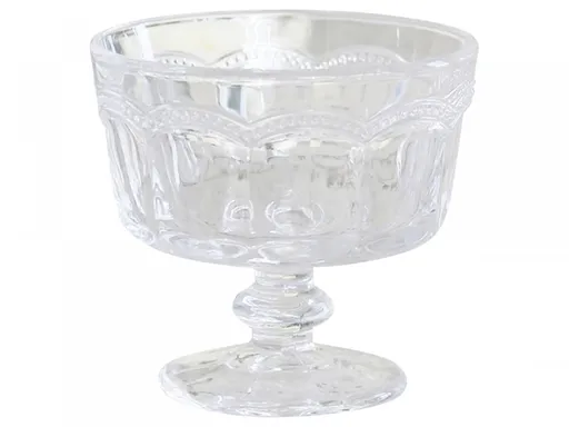 Skleněná miska na noze Antoinette 0,2l - Ø9,5*9 cm  Chic Antique