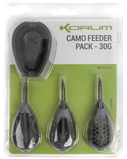 Korum sada krmítek camo feeder pack 30 g