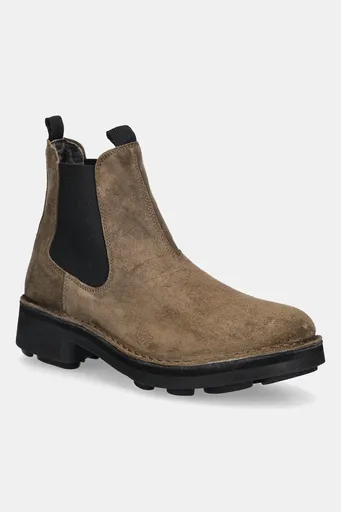 Semišové kotníkové boty Fly London NOLL127FLY