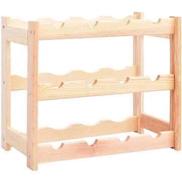 Shumee Stojan na víno na 12 lahví, borové dřevo (286191)