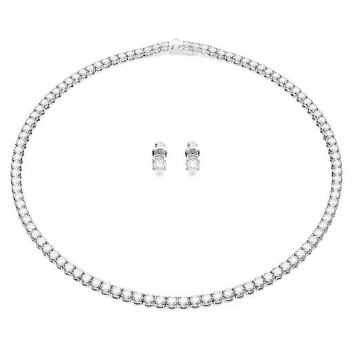 Swarovski Luxusní set šperků Matrix Tennis 5647730 (náhrdelník, náušnice)