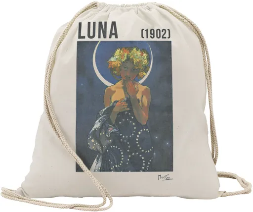 Plátěný sáček Alfons Mucha – Luna