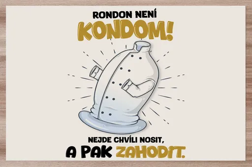 Prostírání Rondon není kondom