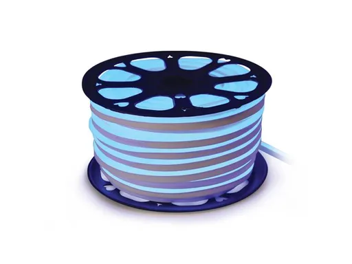 LED neon flexi hadice 230V 92LED/m 7W/m modrá 50m
