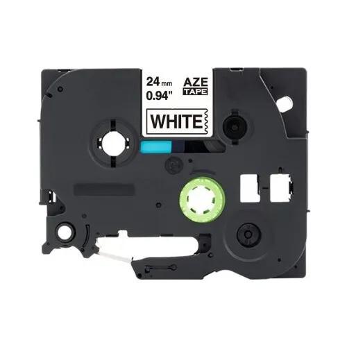Kompatibilní páska s Brother TZ-N251 / TZe-N251, 24mm x 8m, černý tisk / bílý podklad, nelaminovaná