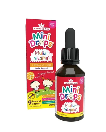 Natures Aid Multivitaminové kapky pro děti 50 ml