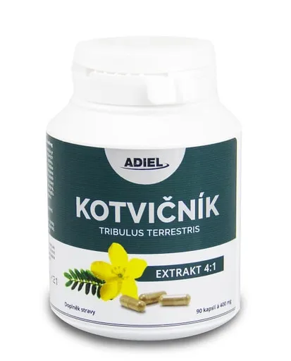 Adiel Kotvičník zemní tribulus terrestris 90 pilulek