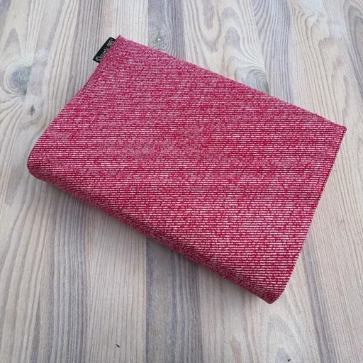 Obal na knihu - Červený denim (UNI-S)