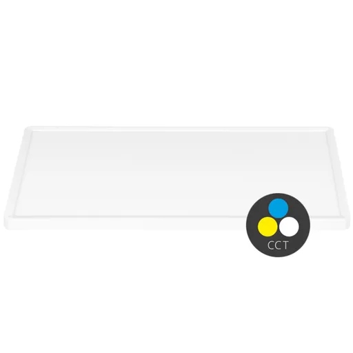Ecolite LED svítidlo obdélník 50W 60x90cm CCT 7000lm IP40 bílý lem W008S-CCT/50W/BI