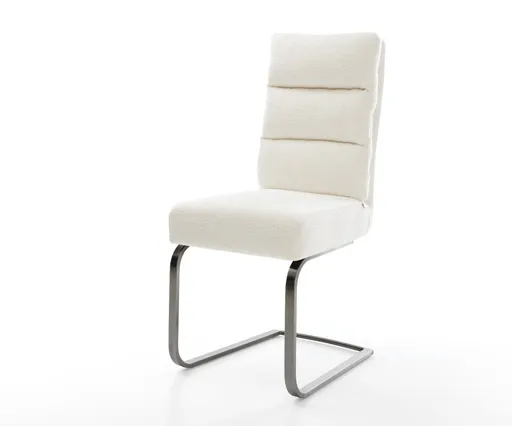 Jídelní židle Pela-Flex bouclé měkký béžová jídelní židle