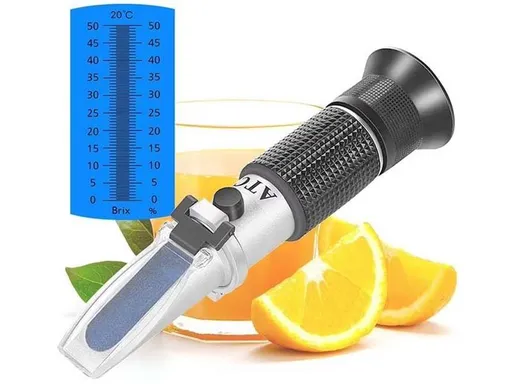 Optický refraktometr ATC 0-50% Brix pro měření obsahu cukru