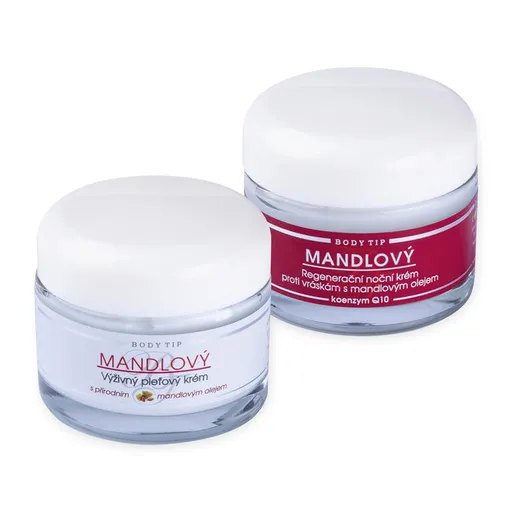 Sada denního a nočního krému s mandlovým olejem