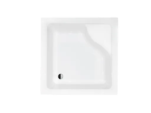 BESCO Čtvercová sprchová vanička IGOR Nožičky k vaně S nožičkami, Rozměr A 90, Rozměr B 90 VANKIGOR90