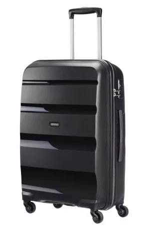 Střední skořepinový kufr American Tourister Bon Air M Black