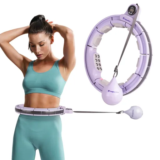 Masážní obruč inSPORTline Weight Hoop Pro 69-105 cm
