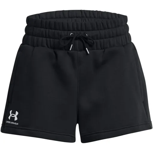 Under Armour ICON FLEECE SHORTS Dámské kraťasy, černá, velikost L