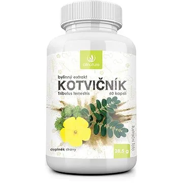 Allnature Kotvičník bylinný extrakt 60 kapslí (8595674628657)