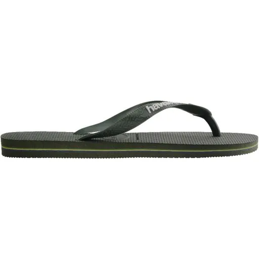 HAVAIANAS BRASIL LOGO Unisex žabky, tmavě zelená, velikost 43/44