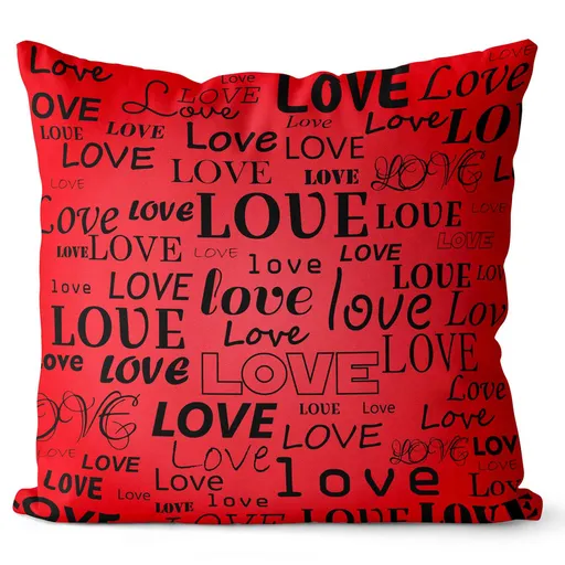 Polštář Love (Velikost: 40 x 40 cm)