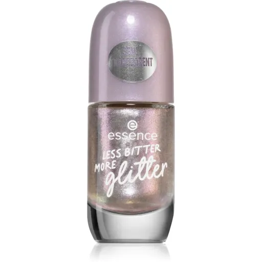 essence Gel Nail Colour lak na nehty odstín Less Bitter More Glitter 8 ml
