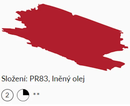 Olejová barva Umton 20ml – 0022 Kraplak tmavý