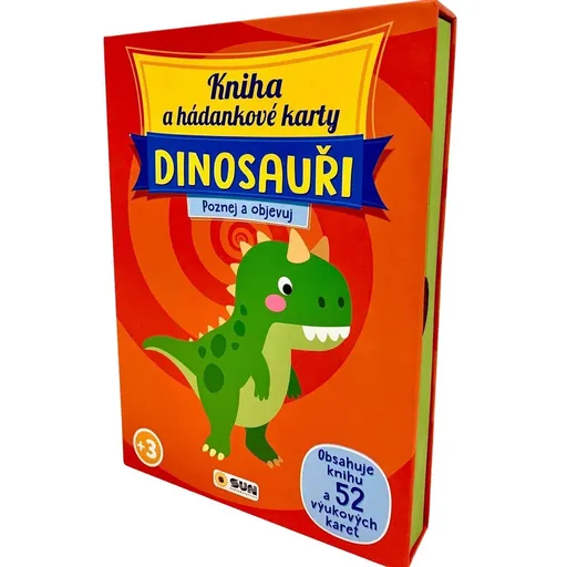 SUN Kniha a pexeso: Dinosauři - poznej a objevuj