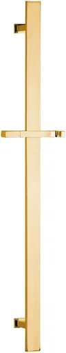 SAPHO Sprchová tyč, posuvný držák, hranatá, 700, zlato SC417