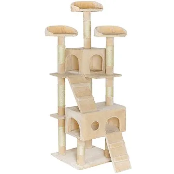 Kočičí škrabadlo Mogli 170 cm béžové (401114)