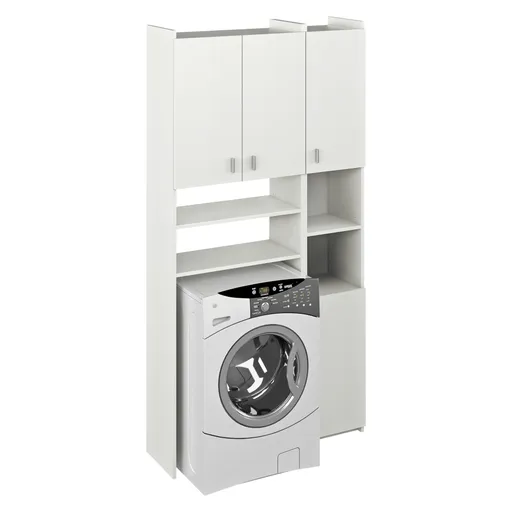 Skříňka nad pračku MIRALI, bílá