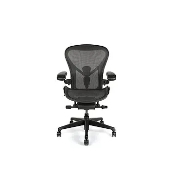 HERMAN MILLER Aeron, velikost B, pro tvrdé podlahy - černá (HM168)