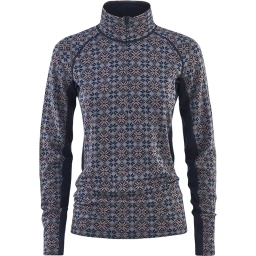 KARI TRAA ROSE LIGHT Dámské merino triko, tmavě modrá, velikost