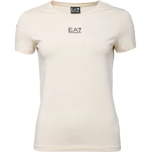 EA7 T-SHIRT Dámské tričko, béžová, velikost