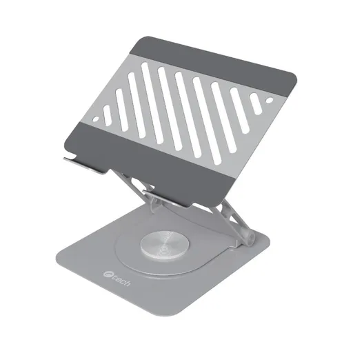 C-TECH Stojan na notebook Quallis NTS-200, do 16", nastavitelný, kovový
