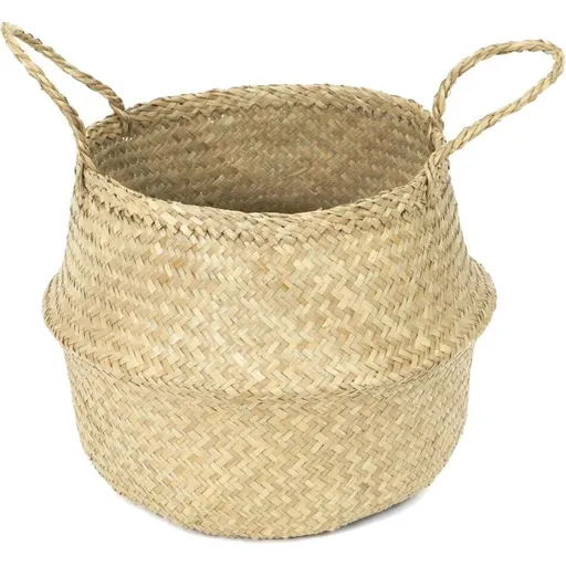 Compactor Pletený úložný košík z mořské trávy Belly, 35 x 32 cm, přírodní, M
