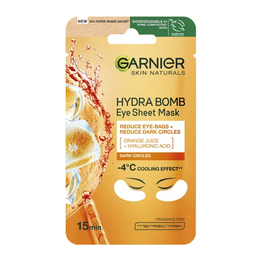 Garnier Skin Naturals povzbuzující oční maska 6 g