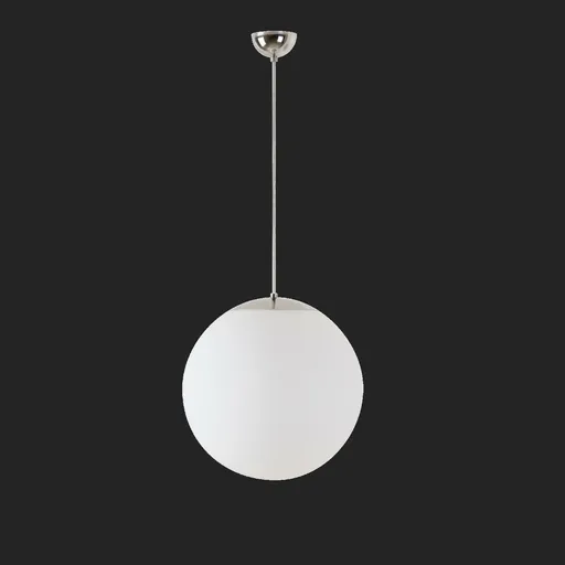 OSMONT ISI70316 ISIS S3 PM-M závěsné plastové svítidlo nerez leštěná / bílá IP40 3000 K 27W LED nouzové kombinované 1 h