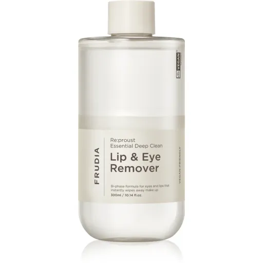 Frudia Re:proust Essential Deep Clean dvoufázový odličovač pro citlivou pleť 300 ml