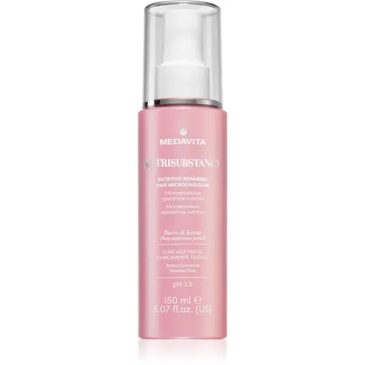 Medavita Nutrisubstance Nutritive Repairing Hair Microemulsion vyživující emulze s regeneračním účinkem 150 ml