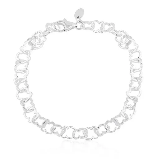 Tous Stříbrný náramek s medvídky Carrusel 1000161400