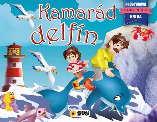 Kamarád delfín - prostorová kniha (poškozená)