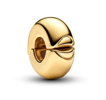 Pandora Pozlacený klipový korálek Shine Moments 763678C00