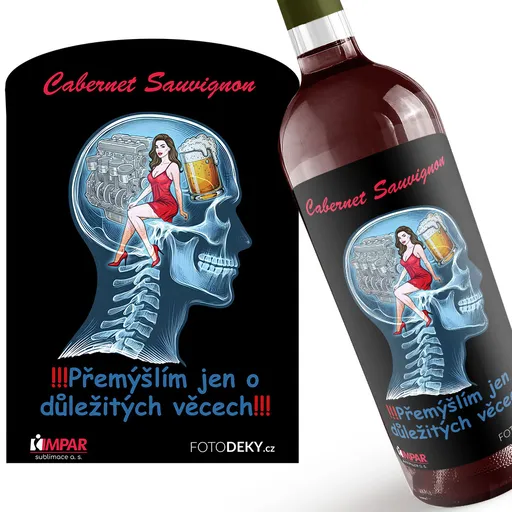 Víno Důležité věci – automechanik (Druh Vína: Červené víno)