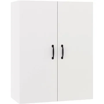 Shumee Závěsná skříňka - bílá, 69,5 × 34 × 90 cm, kompozitní dřevo (812267)
