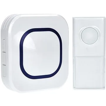 Solight bezdrátový zvonek, do zásuvky, 250m, bílý, learning code (1L49)