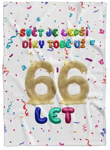 Deka Svět je lepší díky Tobě (věk: 66, Podšití beránkem: NE)