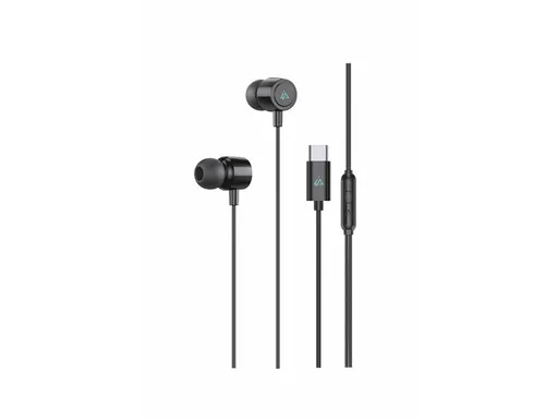 Sluchátka iPEAX 90010135 USB-C Black